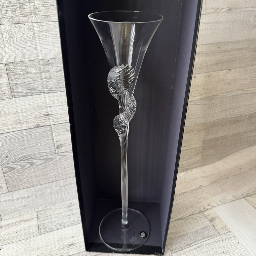 Rosenthal‎ "Paradiso" Champagne Flute By Arlon Bayliss Handblown Artisan Glass